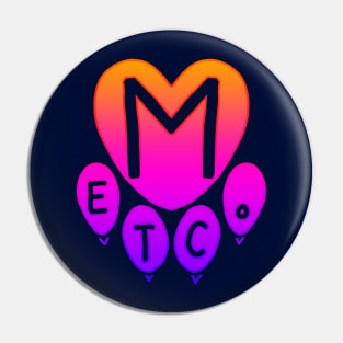 Mumble Etc. Logo (Gradient) Pin