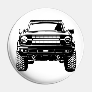 Bronco 4x4 Sketch Art Pin