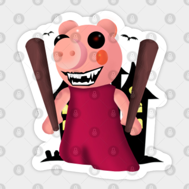 Piggy Roblox Halloween 2020 Halloween 2020 Sticker Teepublic Au - piggy roblox costume halloween
