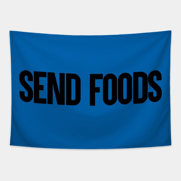 Send Foods Tapestry by artsylab