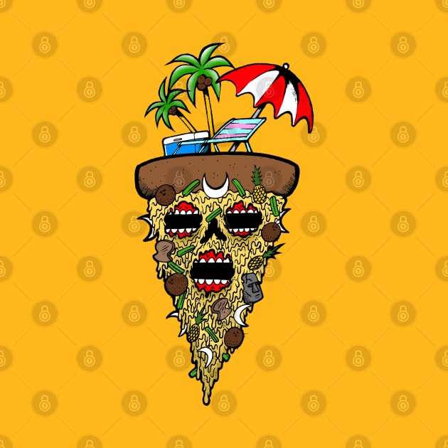 HAWAIIAN Collectible Poison Pizza by POISON PIZZA SB