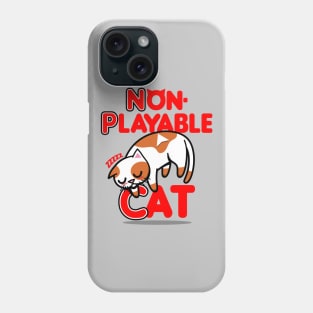 Cute Kawaii Funny NPC Meme Cat Gaming Inspired Gift For Gamers And Cat Lovers Phone Case