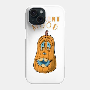 Funny Halloween Pumpkin Face Current Mood Phone Case