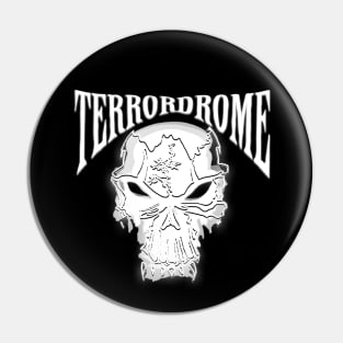 Terrordrome White Pin