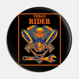 Machine Motor Bike - Urban Rider Pin