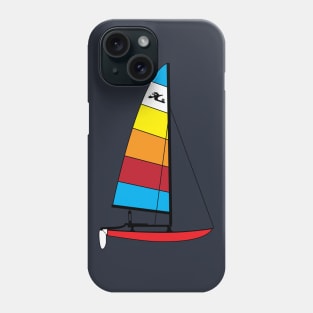 Hobie 14 Catamaran Sailboat Phone Case