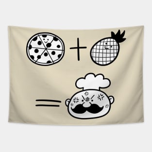 Formula of hawaiian pizza Tapestry