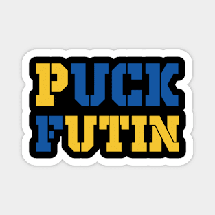 Puck Futin I Stand with Ukraine Vintage T-Shirt Magnet