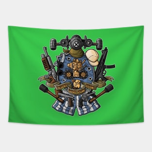 metal slug crest Tapestry