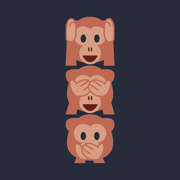 Three monkey by Designuper