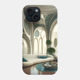 [AI Art] My future living room, Art Nouveau Style Phone Case