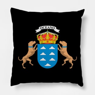 Coat of arms of Canary Islands Pillow