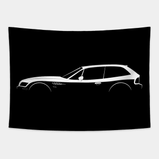 BMW M Coupe Silhouette Tapestry