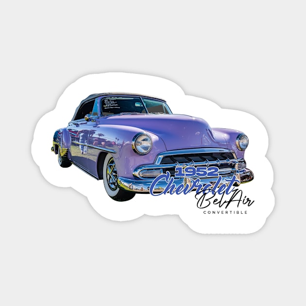 1952 Chevrolet BelAir Convertible Magnet by Gestalt Imagery