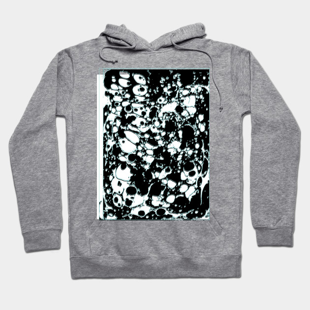 black paint splatter hoodie