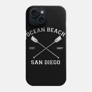 Vintage Ocean Beach San Diego Vacation print Phone Case