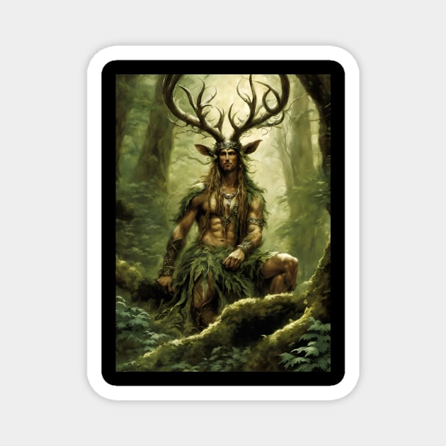 Cernunnos Magnet by FineArtworld7