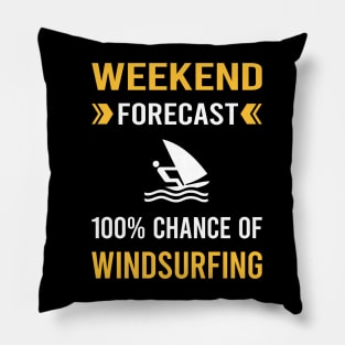 Weekend Forecast Windsurfing Windsurf Windsurfer Pillow