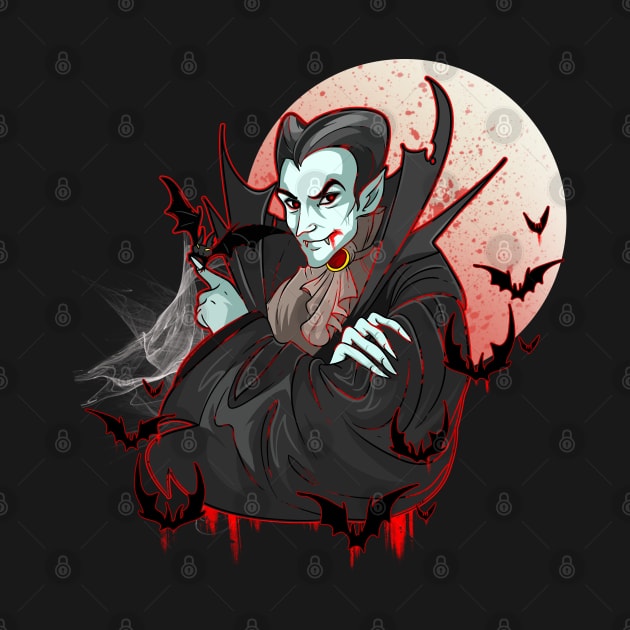 Classic Horror Monster Vampire by Trendy Black Sheep