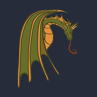 Retro Dragon Art T-Shirt