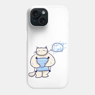 The tired cat is Thinking of Sunday Phone Case