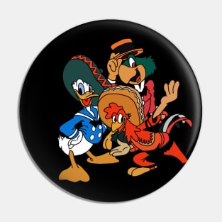 Three caballeros Pin