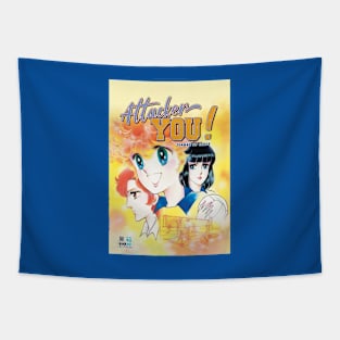 attacker you! manga anime retro Tapestry