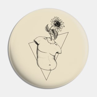 Transgender Man Art Print Design Pin