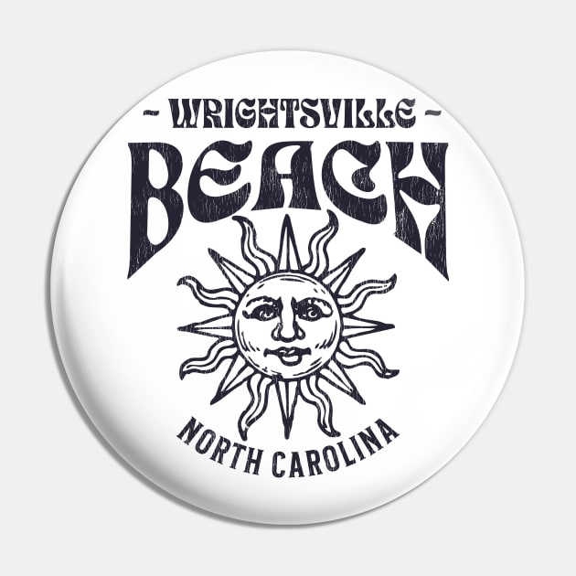 Wrightsville Beach, NC Summertime Vacationing Watchful Sun Pin by Contentarama