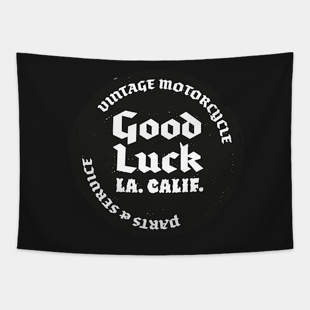 Good Luck Moto Sticker Tapestry by ArtCorp