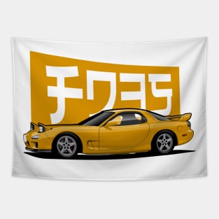 Yellow FD3S Tapestry