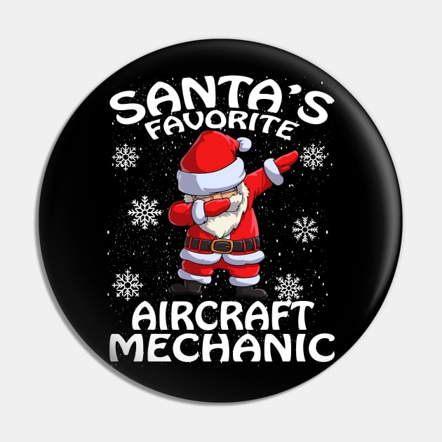 Santas Favorite Aircraft Mechanic Christmas Pin by intelus