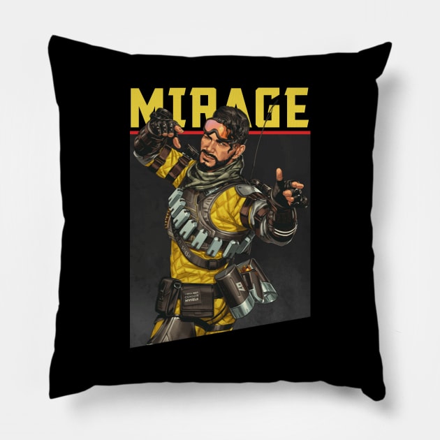 mirage Pillow by mgalodesign