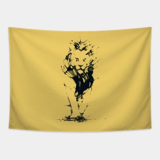 Lion Ink Tapestry