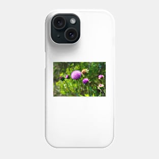 Pink Thistle Study 1 Phone Case