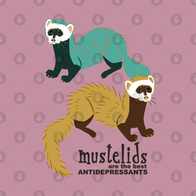 Mustelids are the best antidepressants N3 by belettelepink