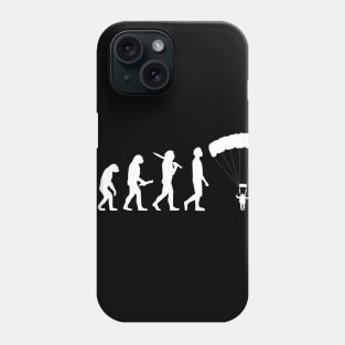 Funny Skydiving Evolution Gift For Skydivers & Parachutists Phone Case