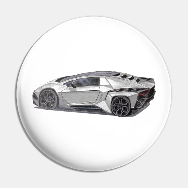 Lamborghini Pin by An.D.L.