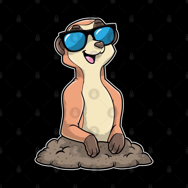 Meerkat with Glasses by Markus Schnabel