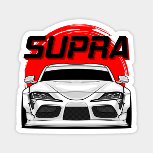 White Supra MK V Magnet