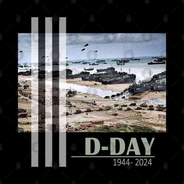 1944 D-Day 2024 80th Anniversary Normandy by Jose Luiz Filho