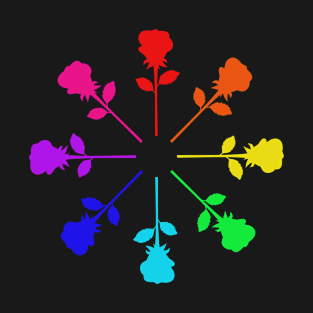 Rainbow Flowers T-Shirt