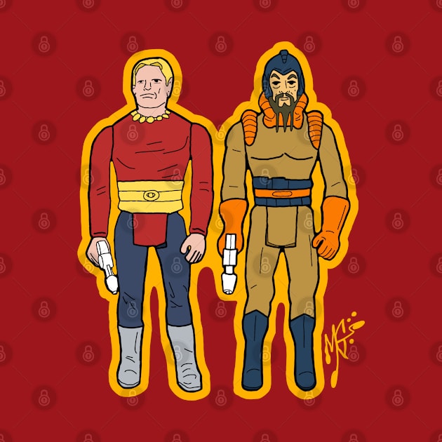 Vintage Flash and Ming by The Burrito Kid