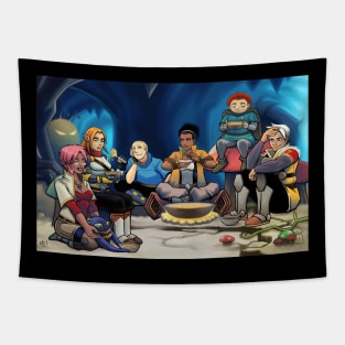 Around the Campfire Tapestry