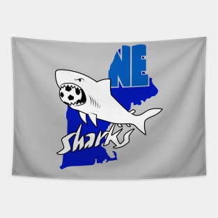 deffunct New England Sharks Soccer 1981 Tapestry