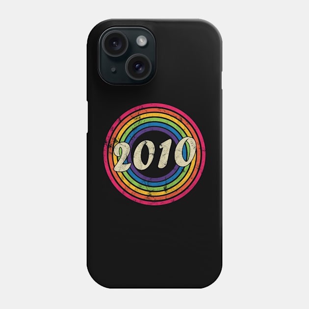 2010 - Retro Rainbow Faded-Style Phone Case by MaydenArt