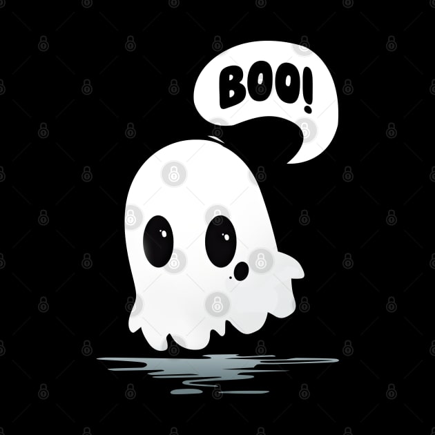 Cute Ghost by Wrap Shop