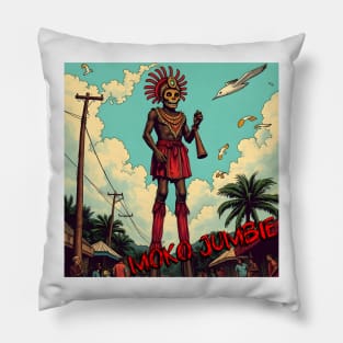 MOKO JUMBIE – FULL COLOUR – FETERS AND LIMERS – CARIBBEAN FOLKLORE EVENT DJ GEAR Pillow