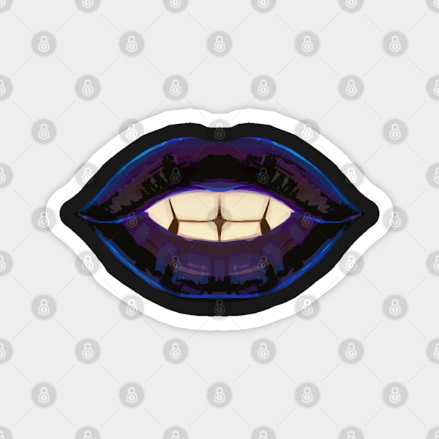 Vampy Lips Magnet by KO-of-the-self