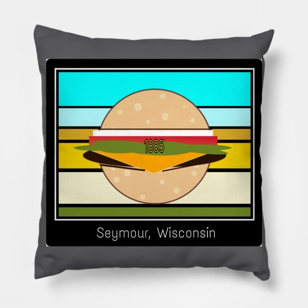 Seymour, Wisconsin Birthplace of the Hamburger Pillow by KrissyK